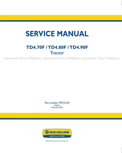 New holland td4 70f - new,