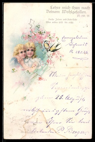 Cartolina bambini con mais - bambini,