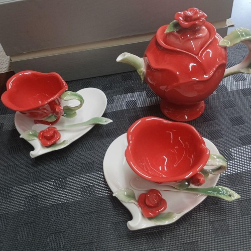 Set vaso tazza piattino - tazza,