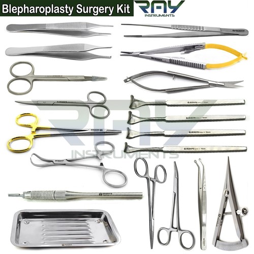 Kit strumenti blefaroplastica - kit,